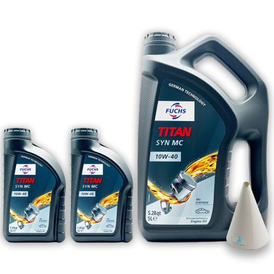 7 L Fuchs Titan Syn Mc 10W-40 MB229.3 VW501 01/505 00 PSA B71 2300 RN0700/RN0710