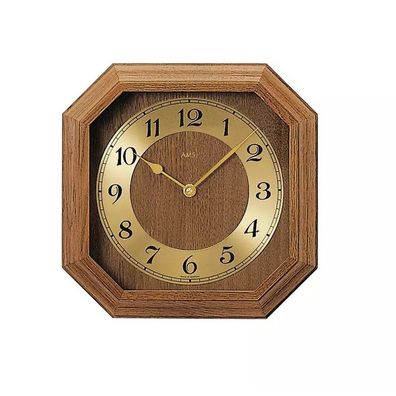 AMS - 5864/4 - Wanduhr - Quarz Funk - 26x26cm