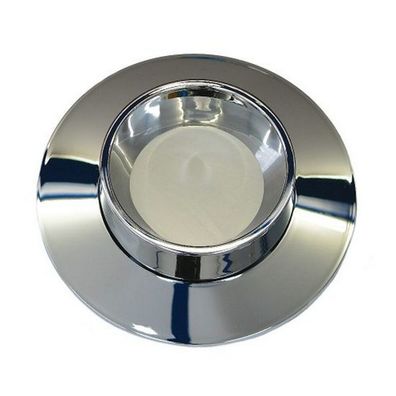 Wasserzählert Abdeckung chrom mit Blinddeckel passend zu Allmess, Minol MB 2/MB 3, De