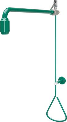 KWC AR Notdusche, Zugstange, grün, für Anschluss an Rohrstutzen