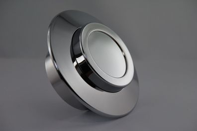 Wasserzähler Abdeckung chrom mit Blinddeckel passend zu KOAX, Metrona 307/2, Techem V