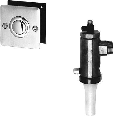 KWC AR WC-Spüler, Aqualine, hydr., DN20, Hinterwandmontage, AG I, fernbetätigt