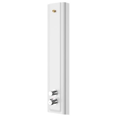 KWC Duschpaneel, F5, Hydr, Miranit, Thermostat, für. Duschkopf, Verrohrt