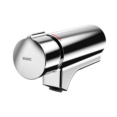 KWC AR Wandbatterie, F5, hydr., Schrägausl., Mischer, f. Armatureneinh./W.-Mont