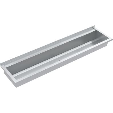 KWC AR Waschrinne, PLANOX, Edelstahl, W.-Mont., 1800x210x442 mm, m. Arm-bank