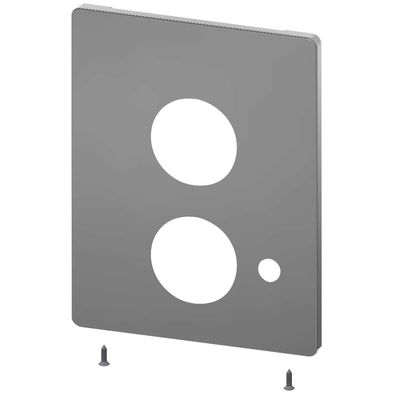 KWC Edelstahlabdeckplatte, F5, 190x245 mm, für Entleerung, 2030050138