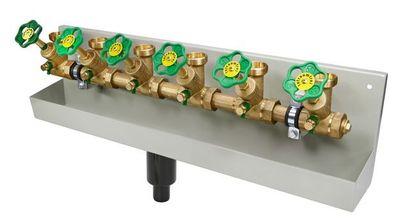 JS ATV-STATION, Steigende Spindel 6-FACH, N25, ING. 1", B.A. 1 1/2"