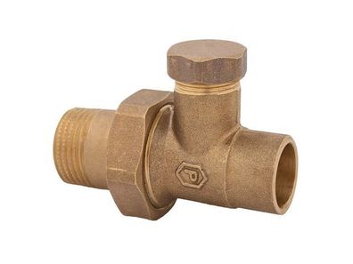 JS Heizkoerperverschraubung LOET Durchgangsform, N12,3/8", S-BLANK