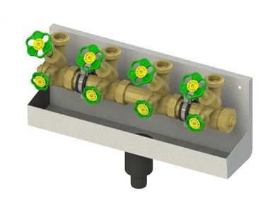 JS ATV-STATION, Steigende Spindel 4-FACH, N25, ING.1 1/2, B.A.1 1/2