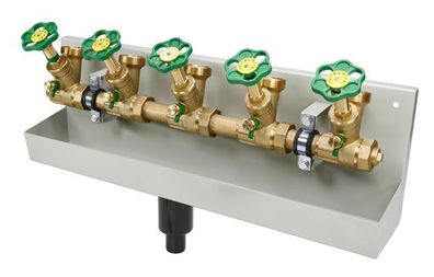 JS ATV-STATION, Steigende Spindel 5-FACH, N25, ING. 1", B.A. 1 1/2"