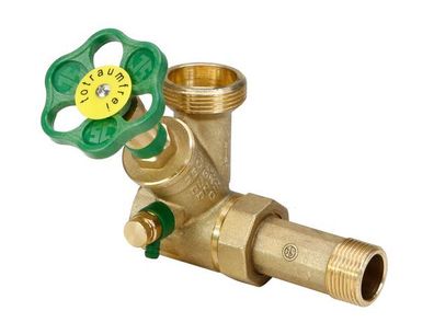 JS Abzweig-t-ventil, FR, . STEIG. DN25, INGANG 1", B.A.-GEW. 1 1/2"