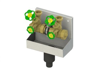 JS ATV-STATION, Steigende Spindel 2-FACH, N25, ING.1 1/2, B.A.1 1/2