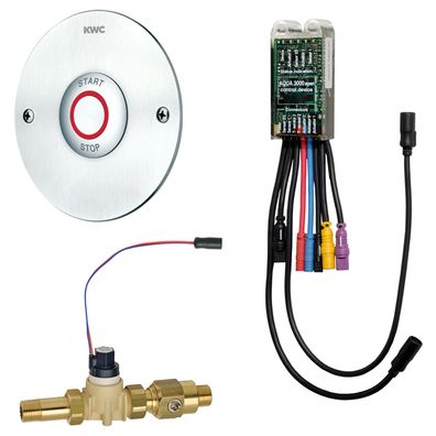 KWC AR Wascharmatur, A3000open, elek., Hinterwandmontage, o. Mischung, 24 VDC