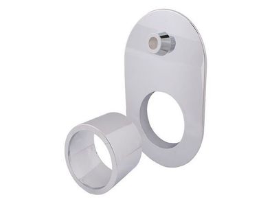 JS Rosette 1-TEILG F. Montageblock BEST. AUS Rosette+zylinder, HROM