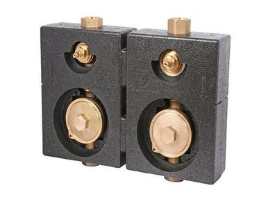 JS Montageblock DUO, TYP 2"-KOAX MIT BEF.-MATERIAL, G 3/4", ESSING