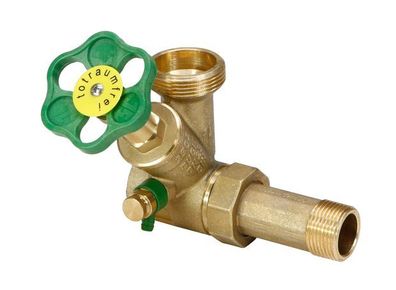 JS Abzweig-t-ventil, Freistrom N. ST. SP., N25, ING.1", B.A.1 1/2"