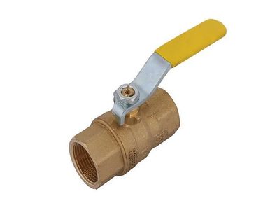 JS Kugelhahn, SCHWER, DN40,1 1/2" BL 103MM, T-GR. GELB, S-BLANK, VGW