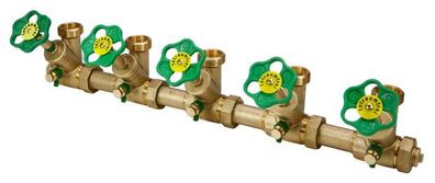 JS ATV-VERTEILER, STEIG. Spindel 5-FACH, N25, ING. 1", B.A. 1 1/4"