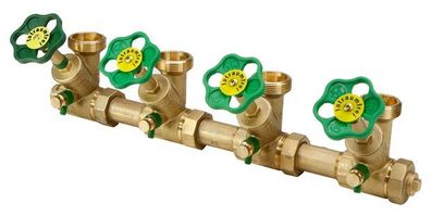 JS ATV-VERTEILER, STEIG. Spindel 4-FACH, N25, ING. 1", B.A. 1 1/2"