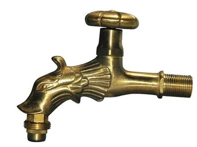 JS Nostalgie-auslaufventil, OTIV: Drachenkopf, N15,1/2", S-POLIERT