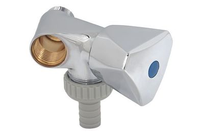 JS Nebenanschlussventil, SV 3-KT.-GR., N15,1/2", OL. Verchromt