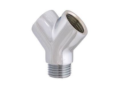 JS MS-GABELSTUECK DN15,1/2" 2xIG,2xAG, ESSING Verchromt