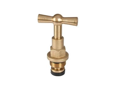Schlösser Armaturen KNEBEL-OBERTEIL STEIG. SP, DN10, 3/8", Messing, EPDM