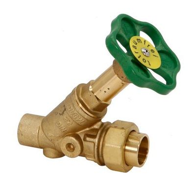 JS Freistromventil, . Entleerung AG. LOETV, . ST. SP, N50, OET54, VGW