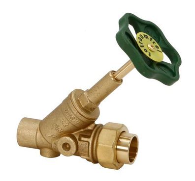 JS Freistromventil, O. Entleerung AG. LOETV., T. SP., N25, OET28, VGW