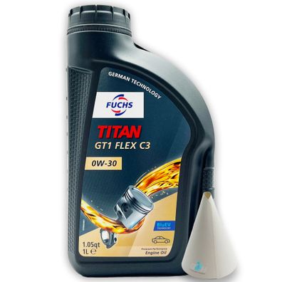 1 L Fuchs Titan GT1 FLEX C3 0W-30 VW 504 00 / 507 00 MB 229.31 | 229.51 | 229.52