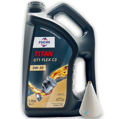 5 L Fuchs Titan GT1 FLEX C3 0W-30 VW 504 00 / 507 00 MB 229.31 | 229.51 | 229.52