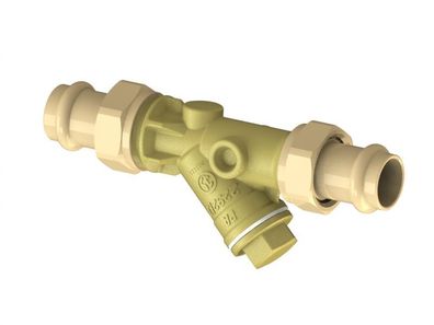 JS Schmutzfaenger, Pressanschl. AG O. ENTL., N15 PRESS15, IN Gehaeuse