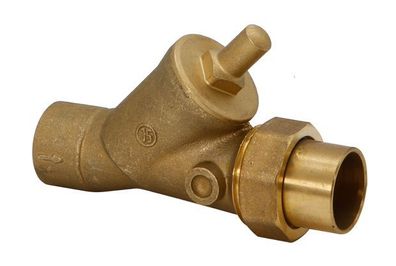 JS Rueckschlagventil, Schraegsitz AUSG. Loetverschraub., N32, OET35