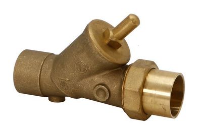 JS Rueckschlagventil, Schraegsitz AUSG. Loetverschraub., N40, OET42