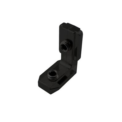 KLAK 45 - Innenwinkel Aussenwinkel M8 Nut 10 für Aluprofil 45-er schwarz