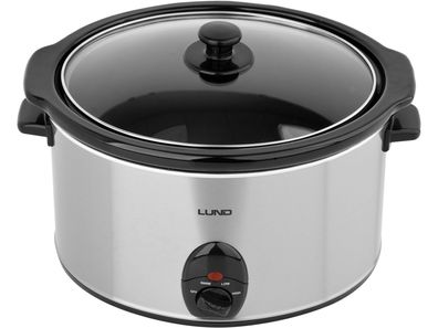 Langsamkocher, Schongarer Slow Cooker 5,6 l, 320W mit Keramik-Einsatz