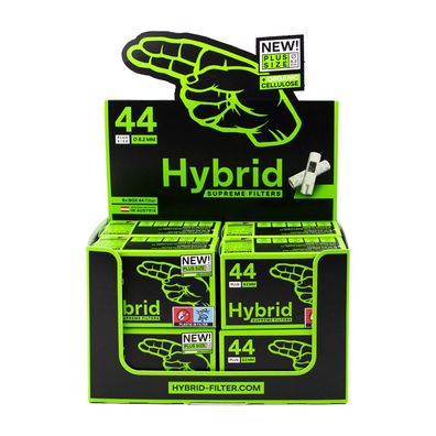 Hybrid Supreme Aktivkohlefilter Plus Size 8x 44er Schachtel 8,2mm