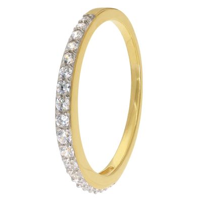 trendor Schmuck Damenring Gold 333/8K mit Zirkonia 21648