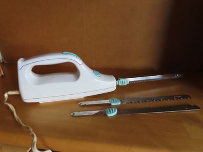 Elektromesser mit zwei Messersätzen weiß Alaska EM1300