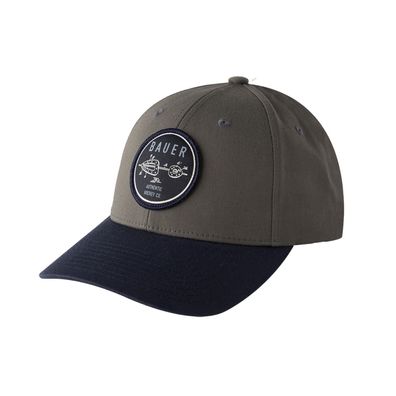 Cap Bauer Curved Brim 2 Tone Patch navy Senior