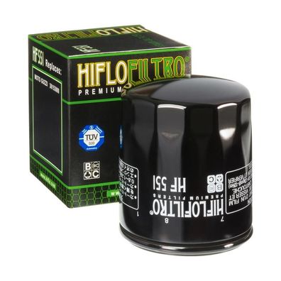 Hiflo HF551 ?lfilter oilfilter passt an Moto Guzzi Bellagio Breva passt an Sym