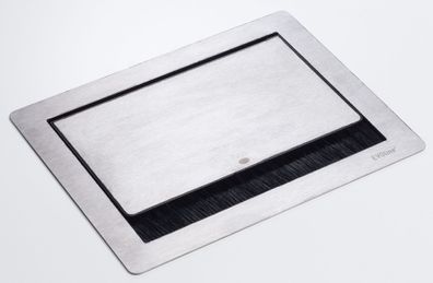 Küchensteckdose FlipTop 3-fach Edelstahl Einbausteckdose Küche Büro Schreibtisch