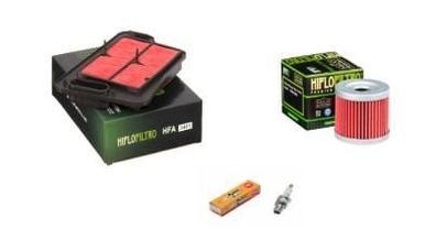 Wartungssatz Ölftilterset Zündkerze spark splug passt an Suzuki An 400 Burgman