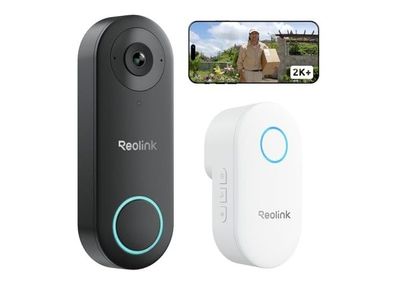 Reolink 2K+ WiFi Video-Türklingel mit Kamera, Nachtsicht