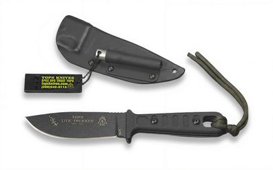 Tops Knives Lite Trekker Black Messer Outdoor Survival
