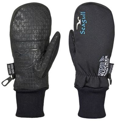 C4S, Schwerwetter- Segler- Fäustling Seagull Windblocker, Schwarz