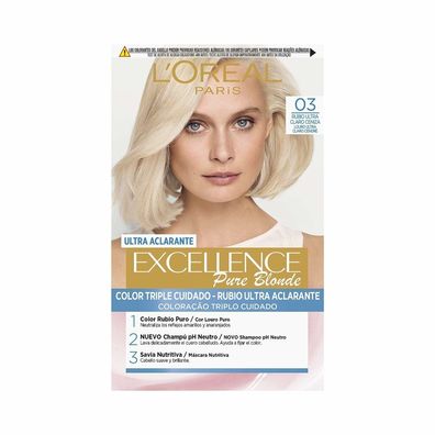 L'Oréal Professionnel Excellence Creme tinte #03 rubio ultra claro ceniza 192ml
