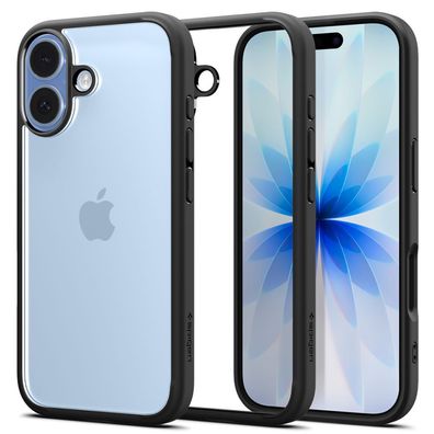 Spigen Ultra Hybrid Case kompatibel mit iPhone 17 – Mattschwarz