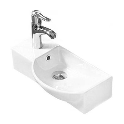 Mexen Hugo Aufsatzwaschtisch rechts 45 x 24 cm, Weiß - 21254500R