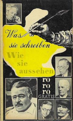 Was sie schreiben - Wie sie aussehen (1954) Rowohlt
